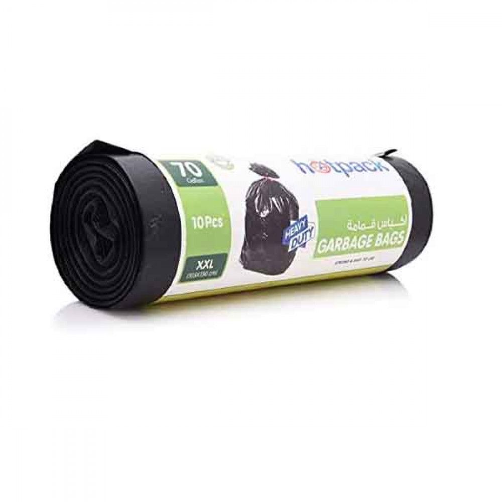 Hotpack Eco-Friendly 2Xl Black 70 Gallon Garbage Bag_0