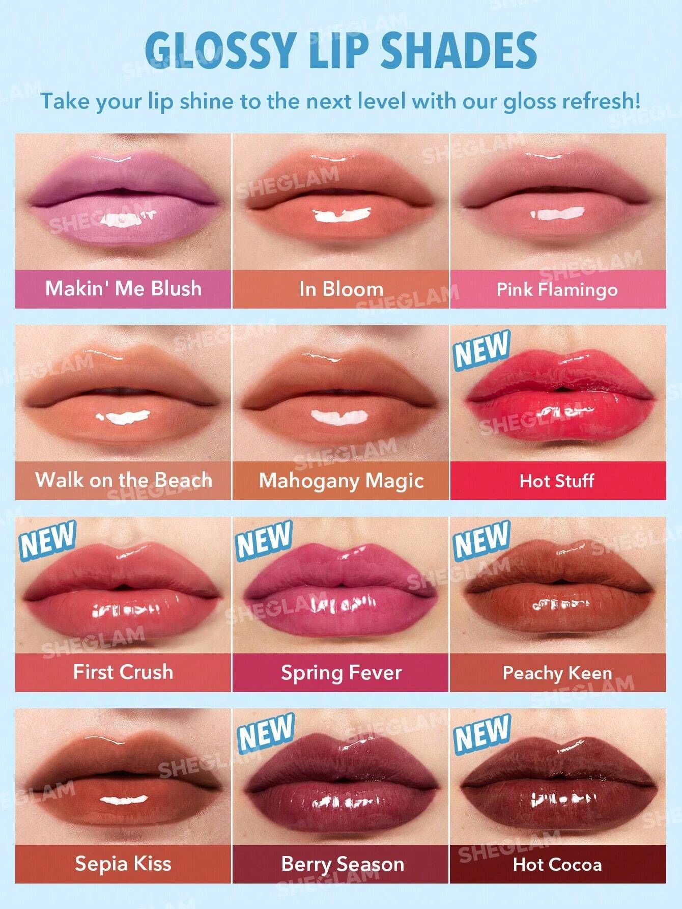 SHEGLAM Pout-Perfect Shine Lip Plumper - Makin' Me Blush_5