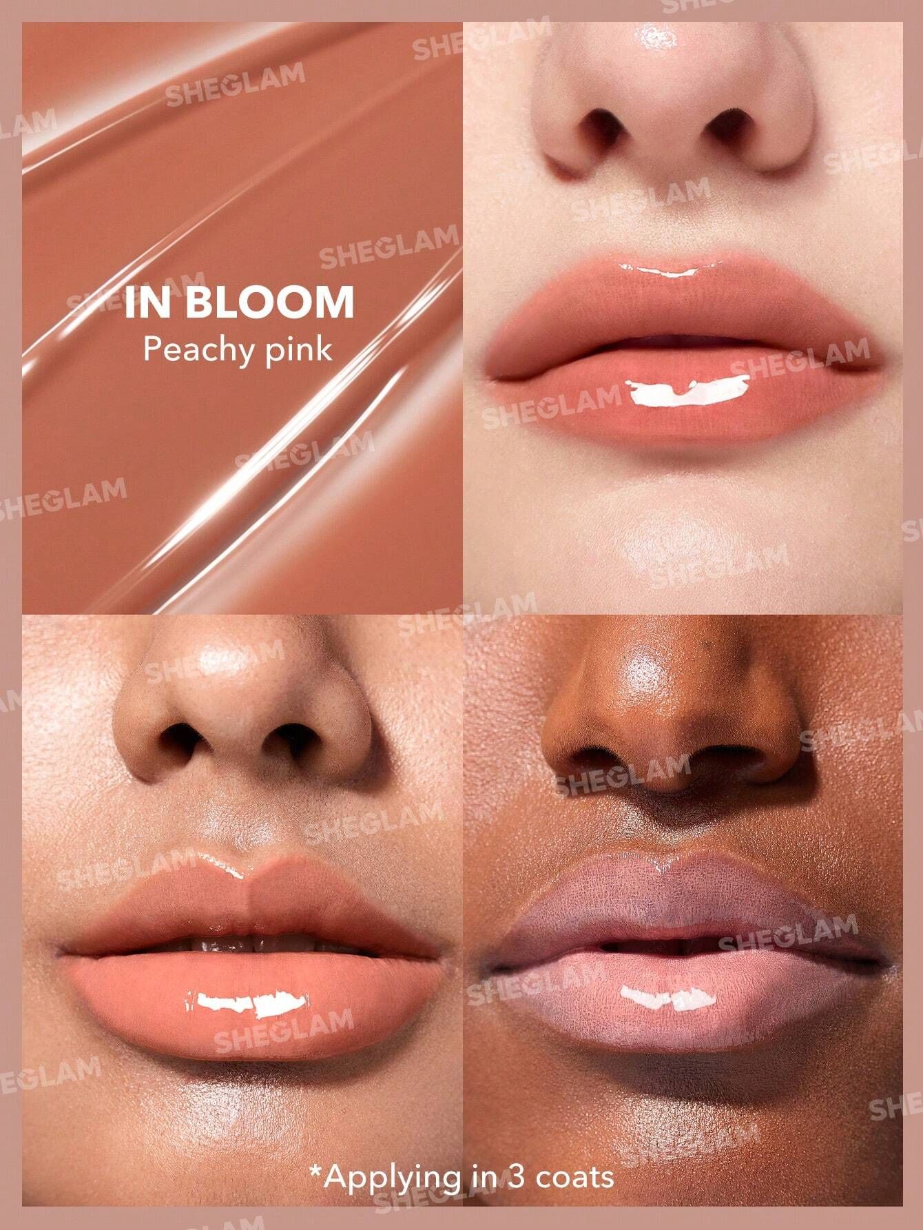 SHEGLAM Pout-Perfect Shine Lip Plumper - In Bloom_6