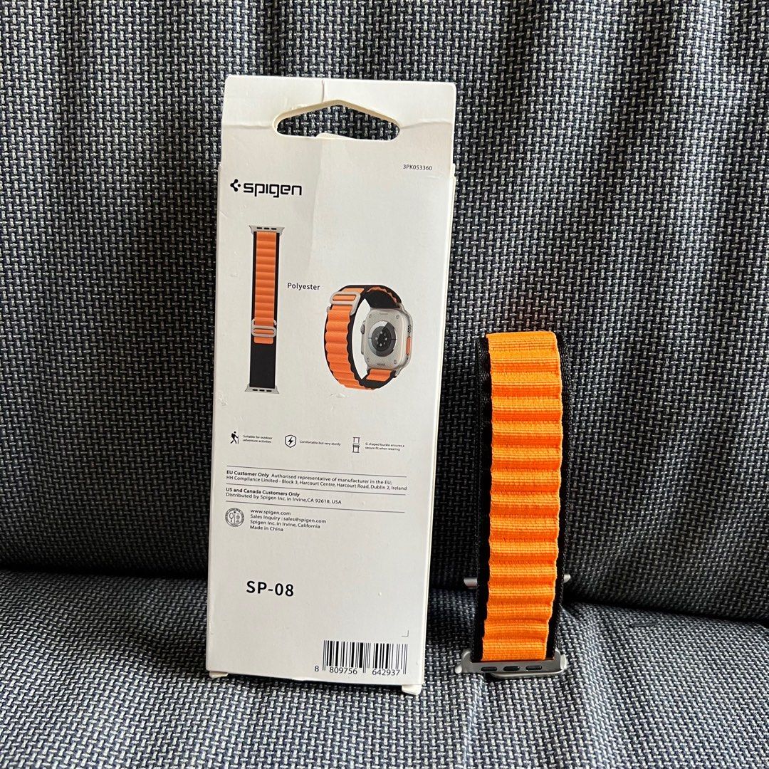 Spigen Sp-08 42/44 Mm Polyester Lining Watch Belt Box Pecking _0