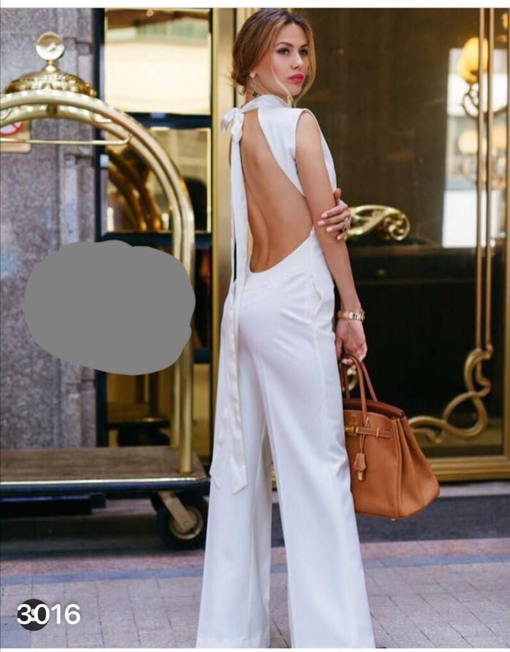 Jumpsuit blanc _0