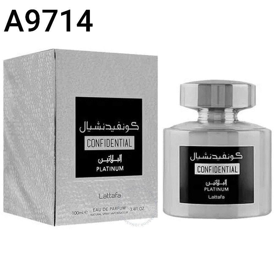 Atir Eau de parfum CONFIDENTIAL PLATINUM LATTAFA 100 ml_0