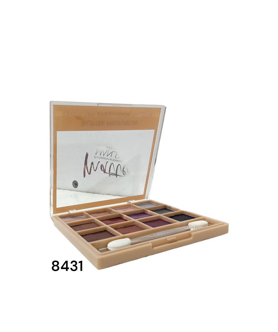 Ko'zoynak palitrasi Matte Eyeshadow DoDo Girl, mat, 12 rang_0