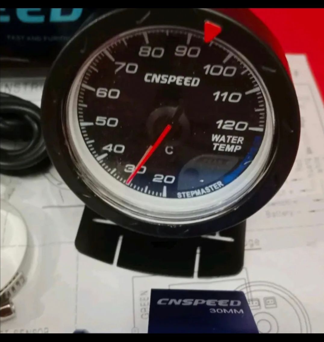 60MM Car Water Temperature Gauge _2