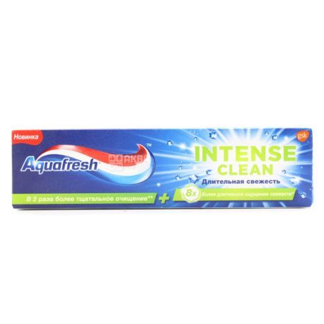 Aquafresh Intense Clean, 75 ml, tish pastasi, uzoq davom etadigan tazelik_0