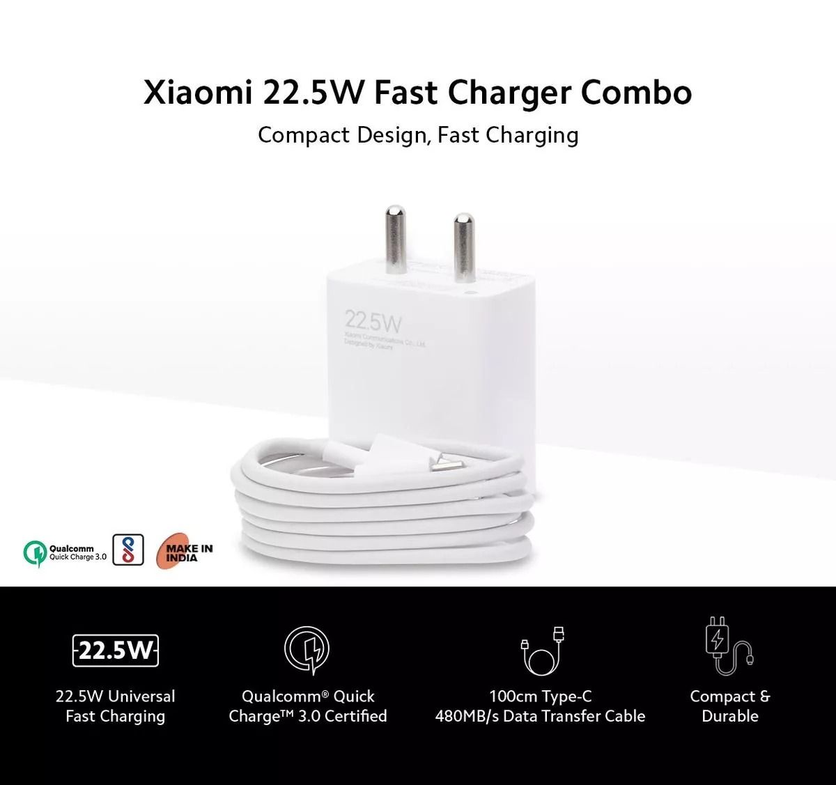 Xiaomi (MDY-11-ER) 22.5W Charger 100% Original Product With GST Bill_1