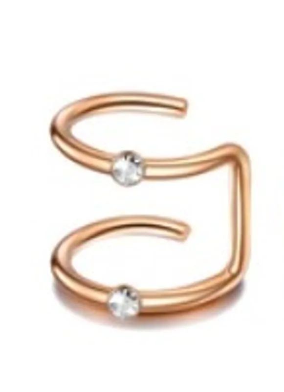 Ethnic Style Ear Studs - #5 Rose Gold_0