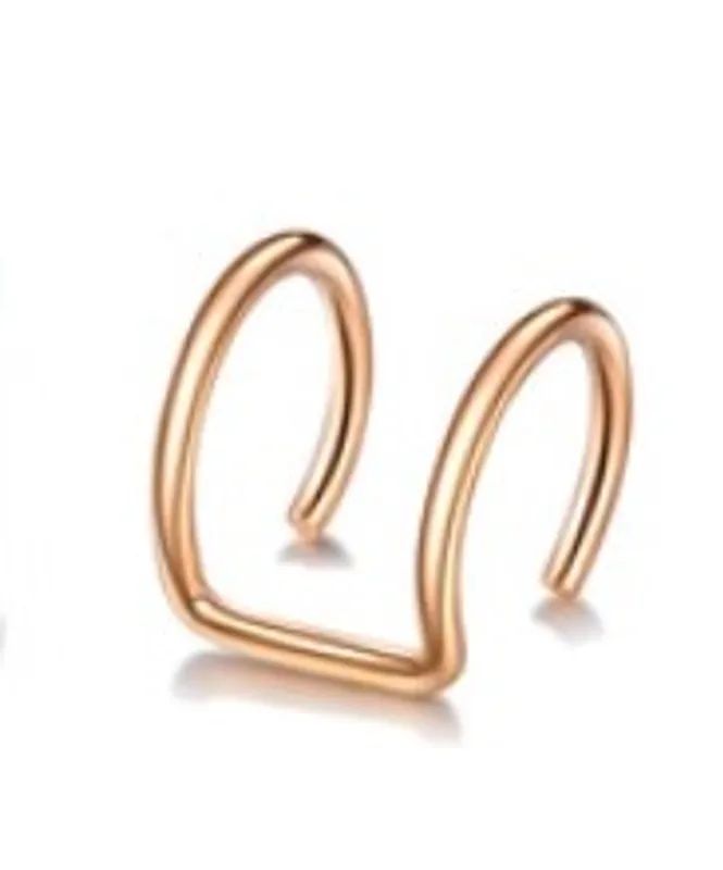 Ethnic Style Ear Studs No. 2 Rose Gold_0