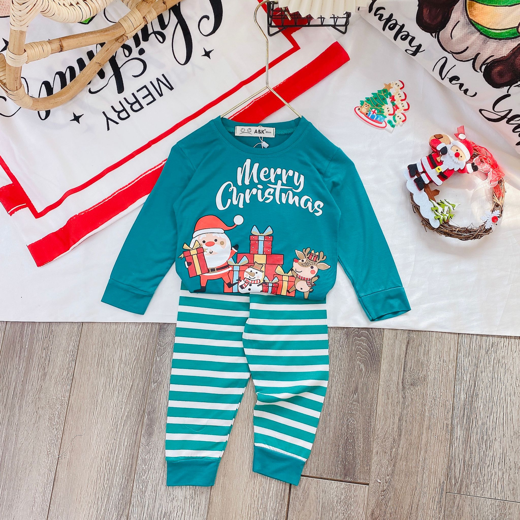 [17] Christmas Pajamas Set (80~120)_4