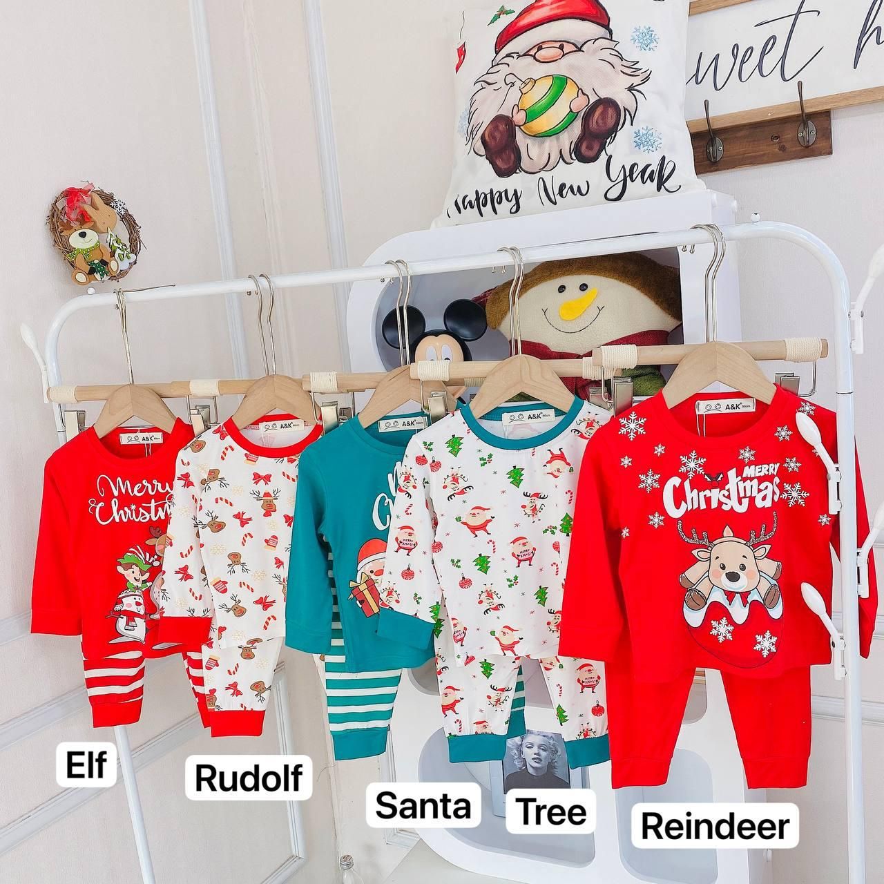 [17] Christmas Pajamas Set (80~120)_1