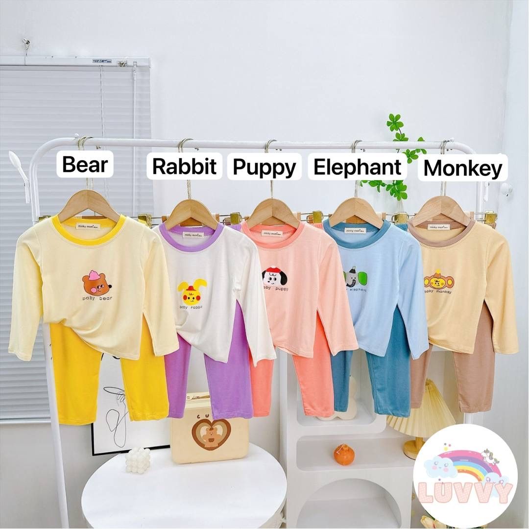 [22] Animals Pajamas Set (90~120)_1