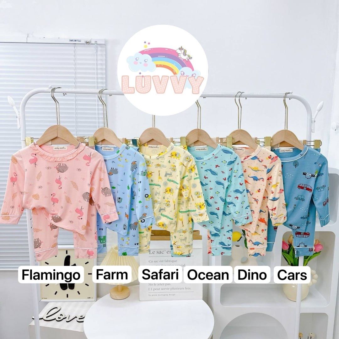 [28] Animals Printed Pajamas Set (80~120)_1