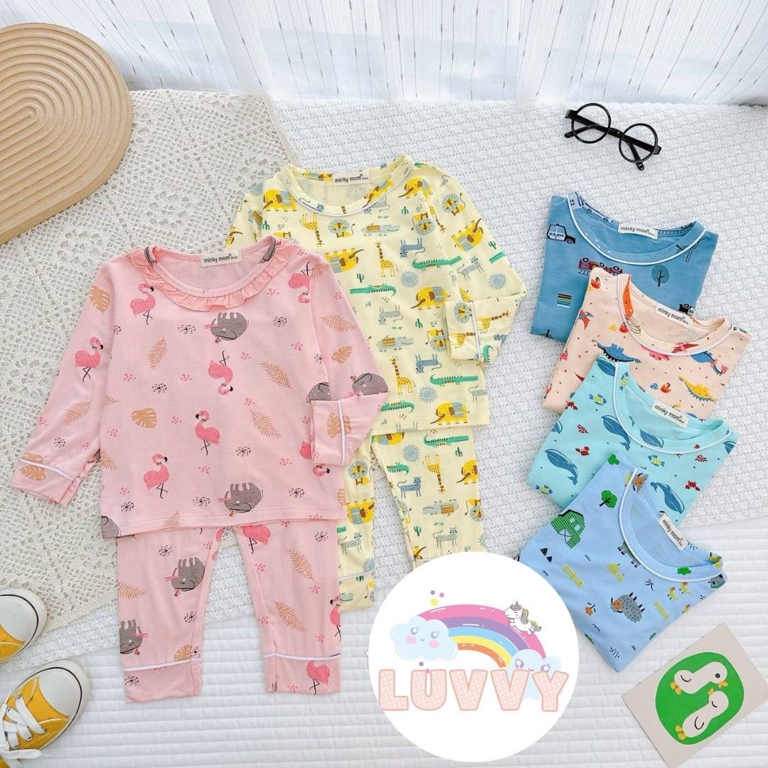 [28] Animals Printed Pajamas Set (80~120)_8