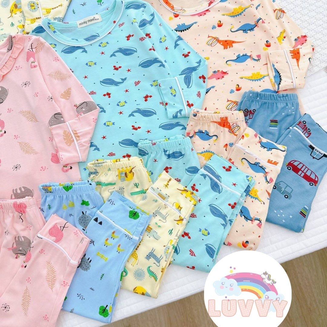 [28] Animals Printed Pajamas Set (80~120)_14