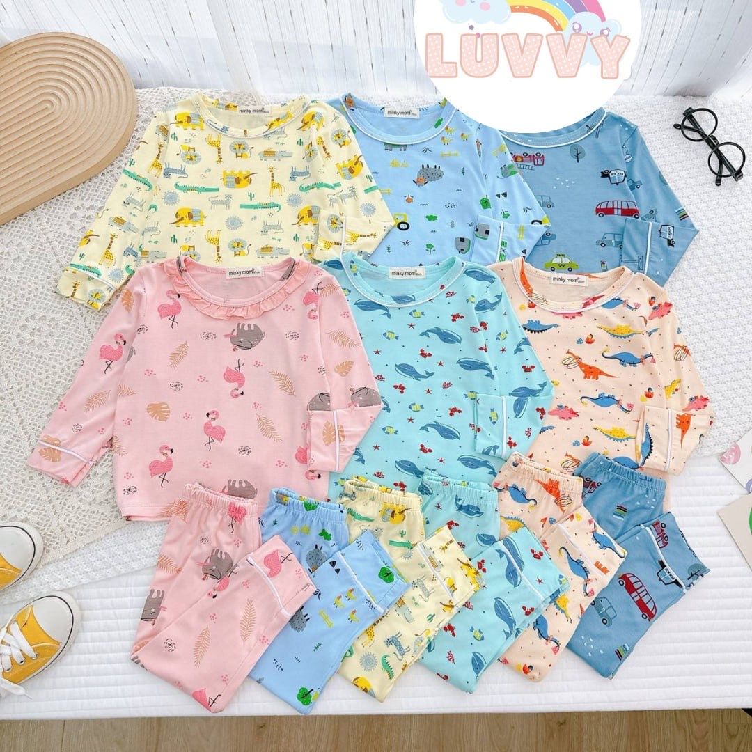 [28] Animals Printed Pajamas Set (80~120)_0