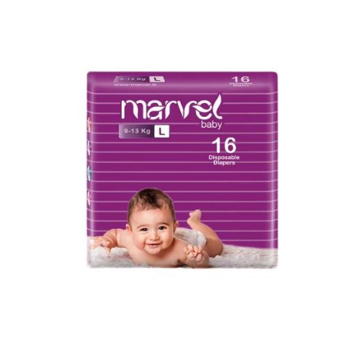 Marvel Baby 10-13Kg L 16 Diapers_0