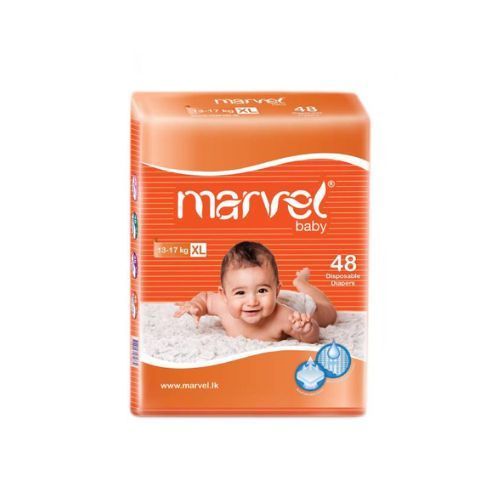 Marvel Baby 13-17Kg Xl 48 Diapers_0