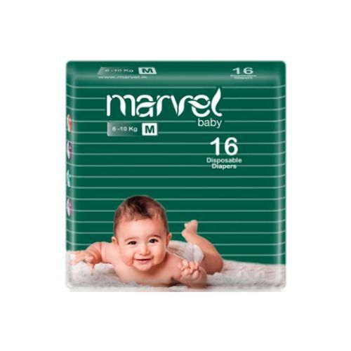 Marvel Baby 6-10Kg M 16 Diapers_0