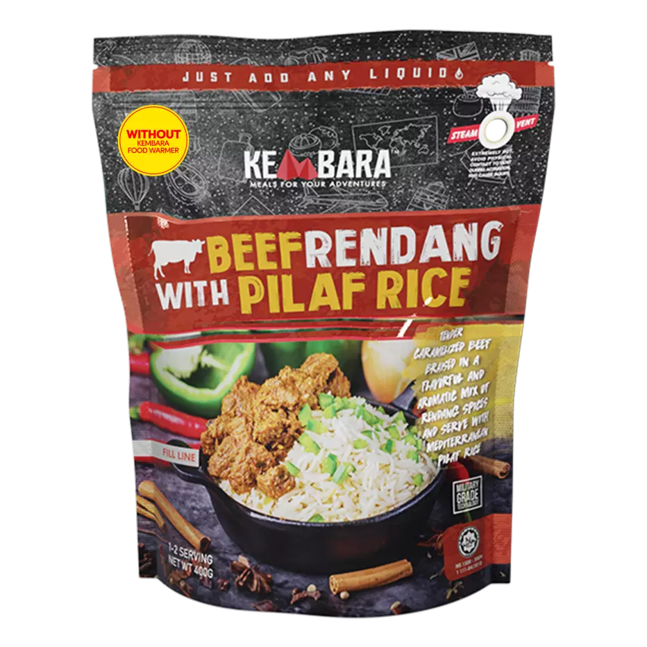 Beef Rendang with Pilaf Rice (Without Food Warmer)_0