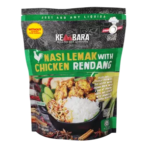 Nasi Lemak with Chicken Rendang (Without Food Warmer)_0