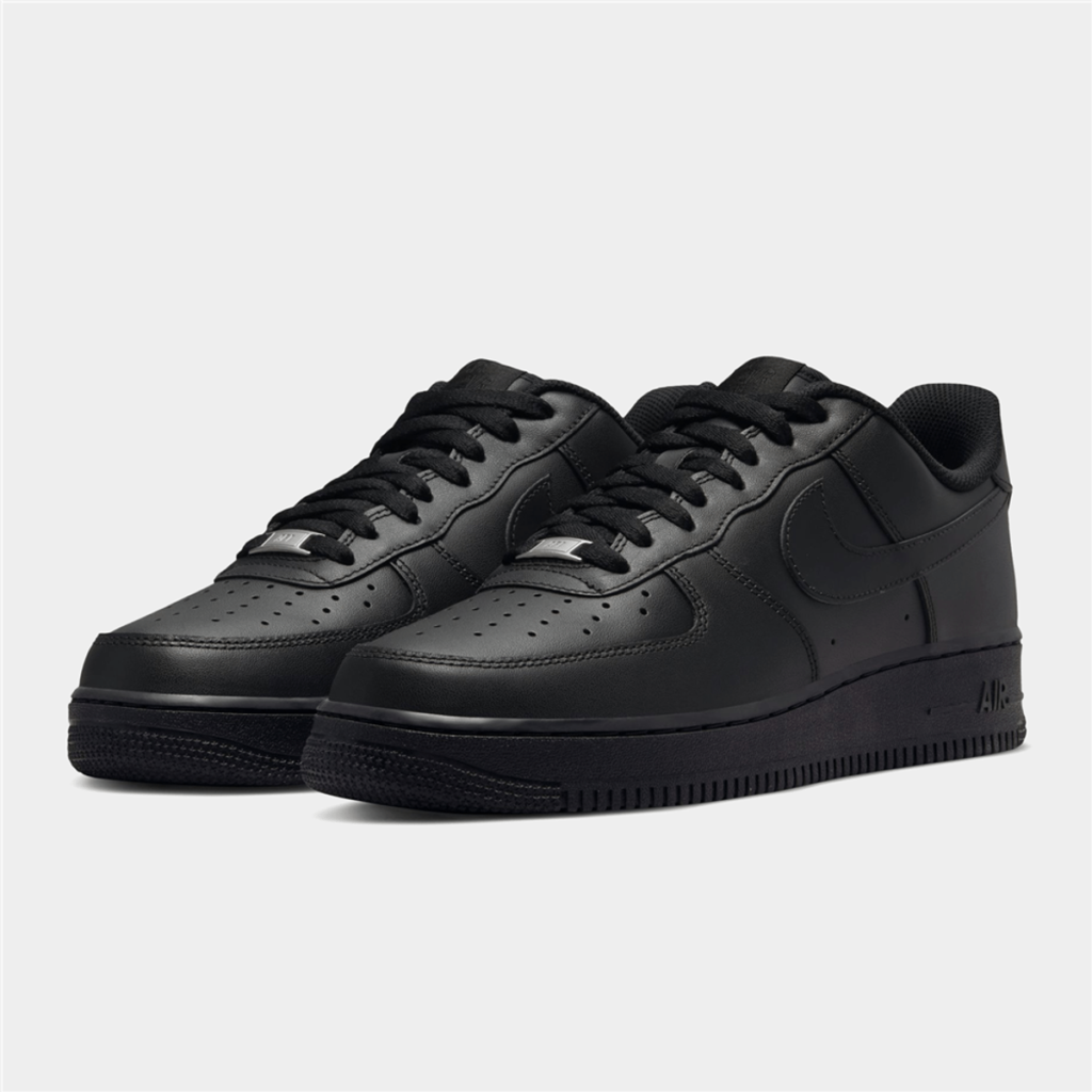 Nike Men’s Air Force 1 ’07 Black Sneaker_1