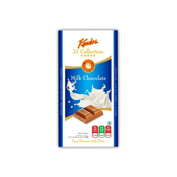 Kandos 21 Five Star Milk Choco 120G_0