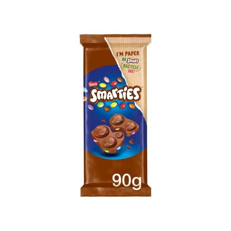 Nestle Smarties Chocolate Block 90G_0