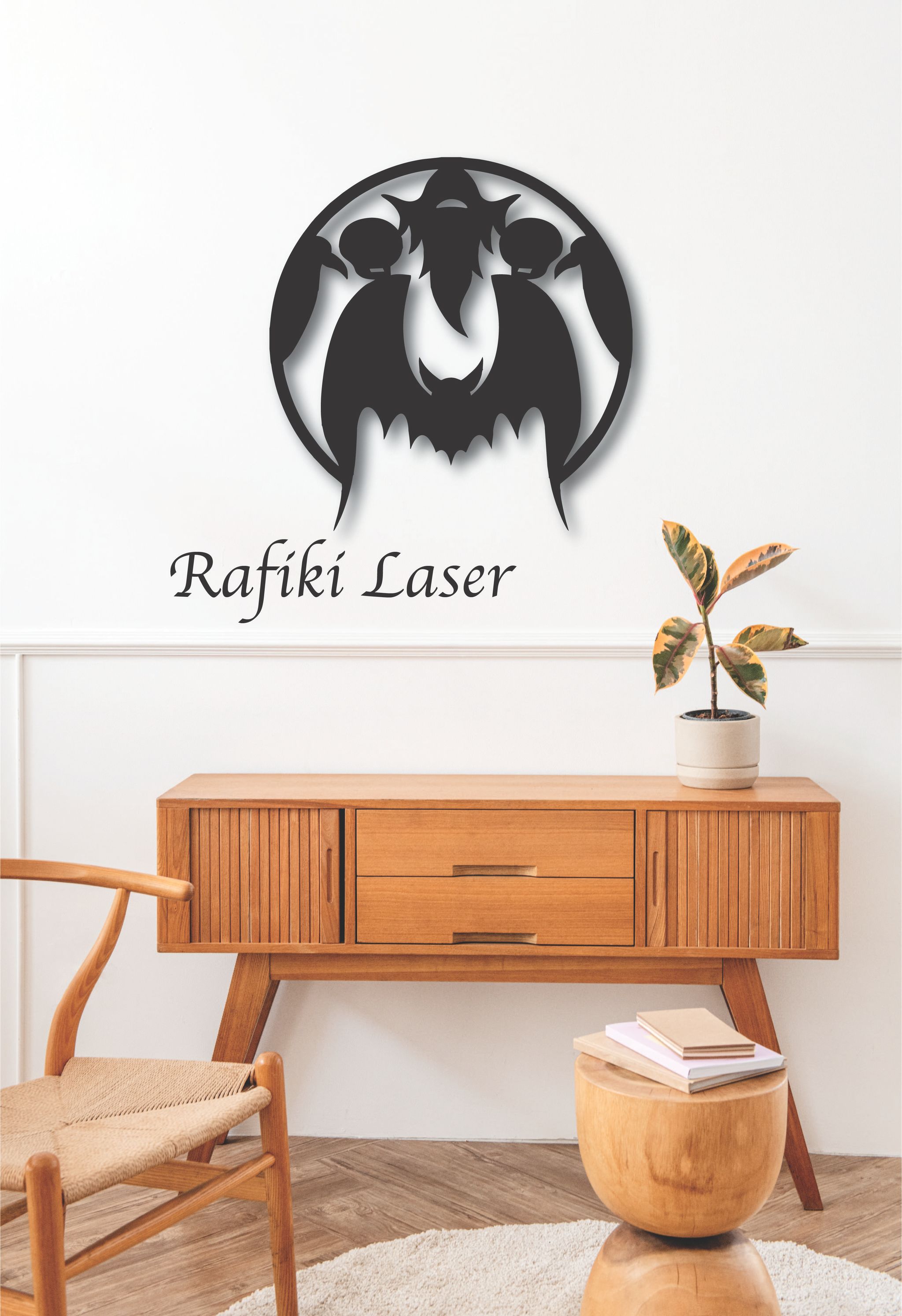 Ghost Metal Wall Art Decor_0