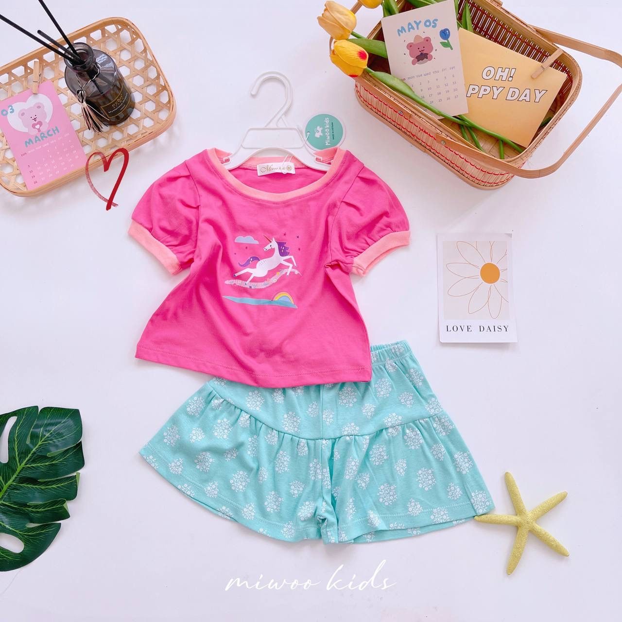 [33] Puff Sleeve & Skorts Set (80~120)_3