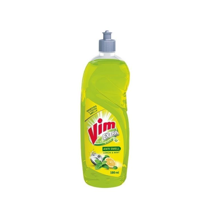 Vim Anti Smell Lemon & Mint Gel 500Ml_0