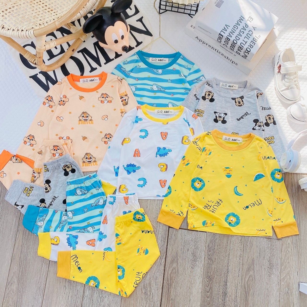 [34] Disney Pajamas Set (80~120)_0