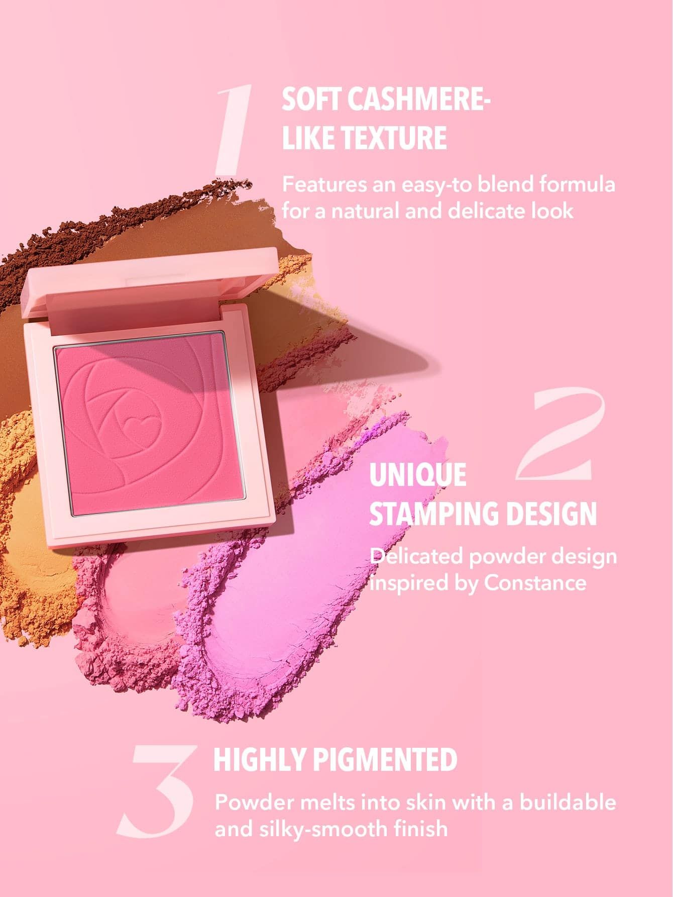 SHEGLAM Love Dive Tender Heart Powder Blush - Dont Pink Twice_5