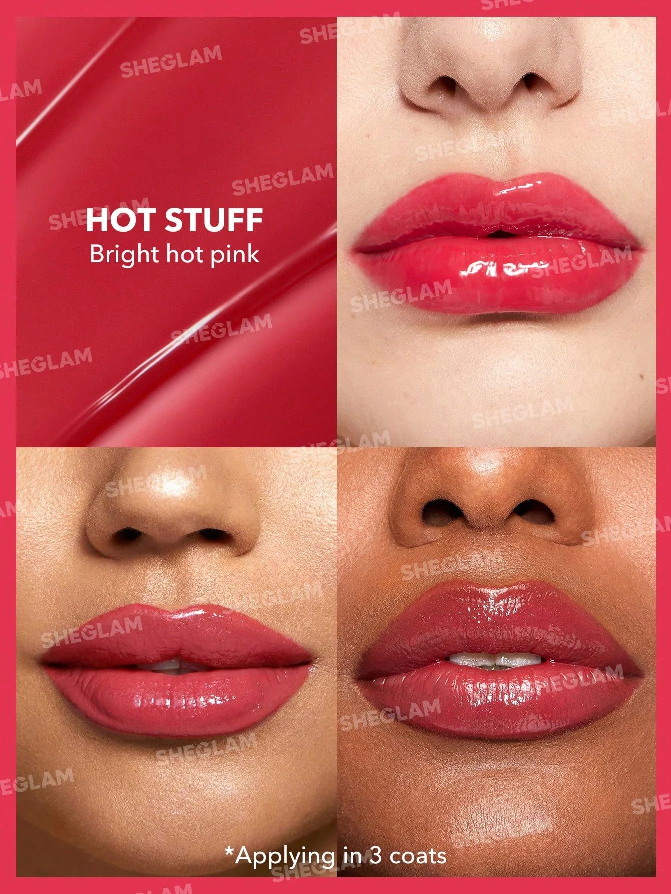 SHEGLAM Pout-Perfect Shine Lip Plumper - Hot Stuff_6