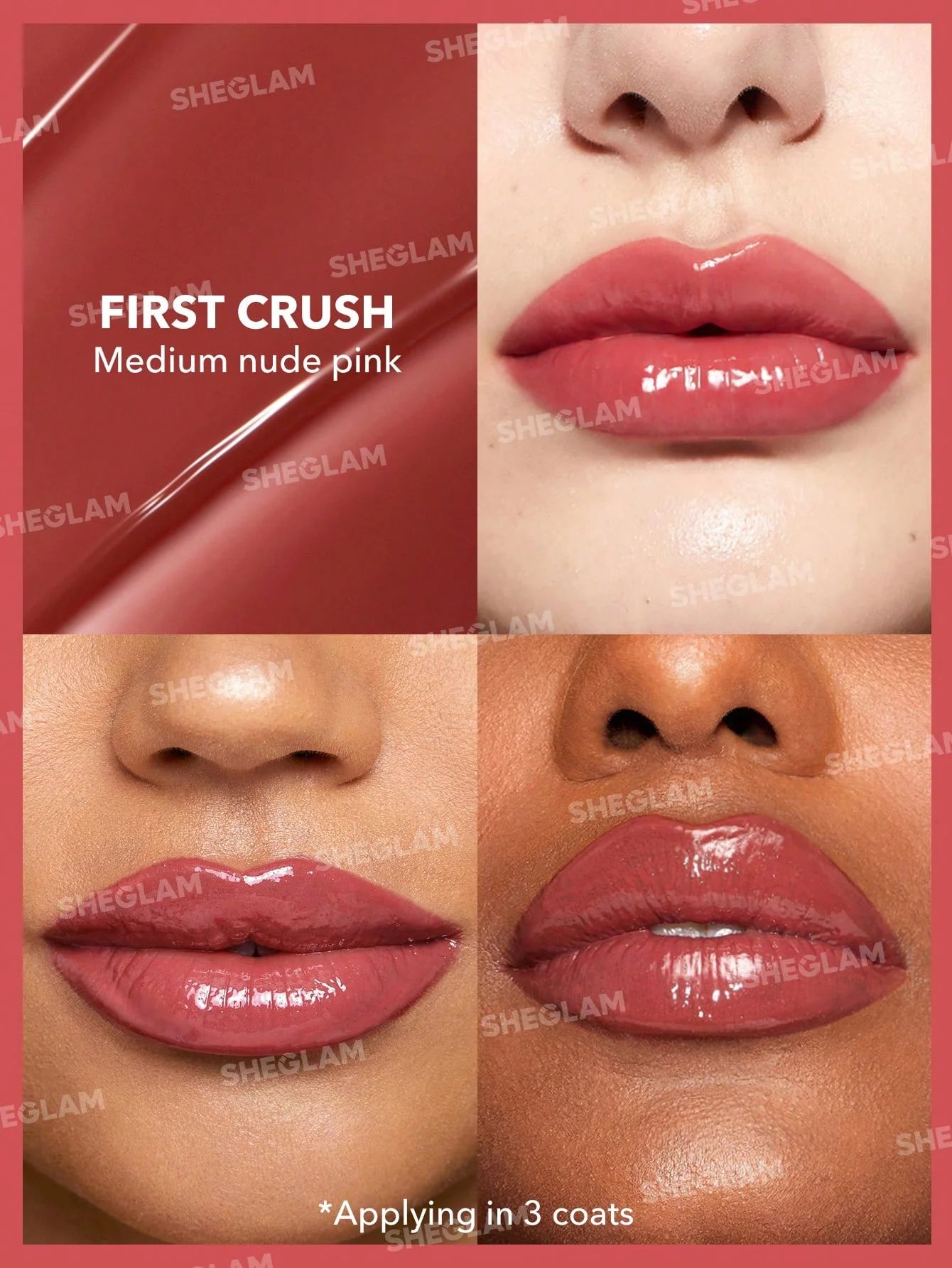 SHEGLAM Pout-Perfect Shine Lip Plumper - First Crush_6