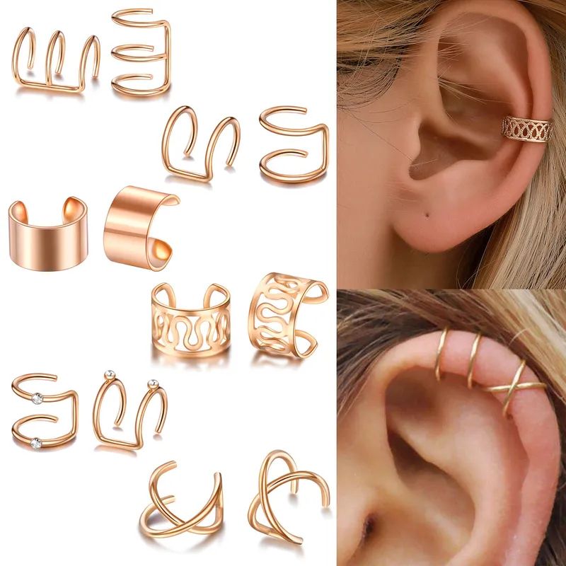  Ear Studs No. 3 Gold_1