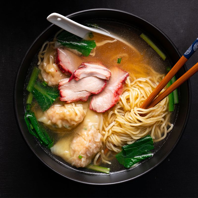 (Mix) BBQ Pork and Roast Pork Noodle Soup or Rice_0