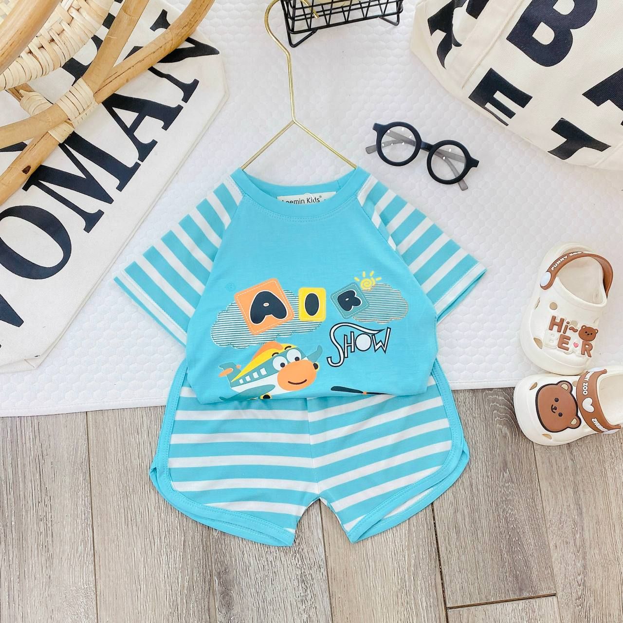 [36] Stripey Colourblock Play Set (80~120)_3