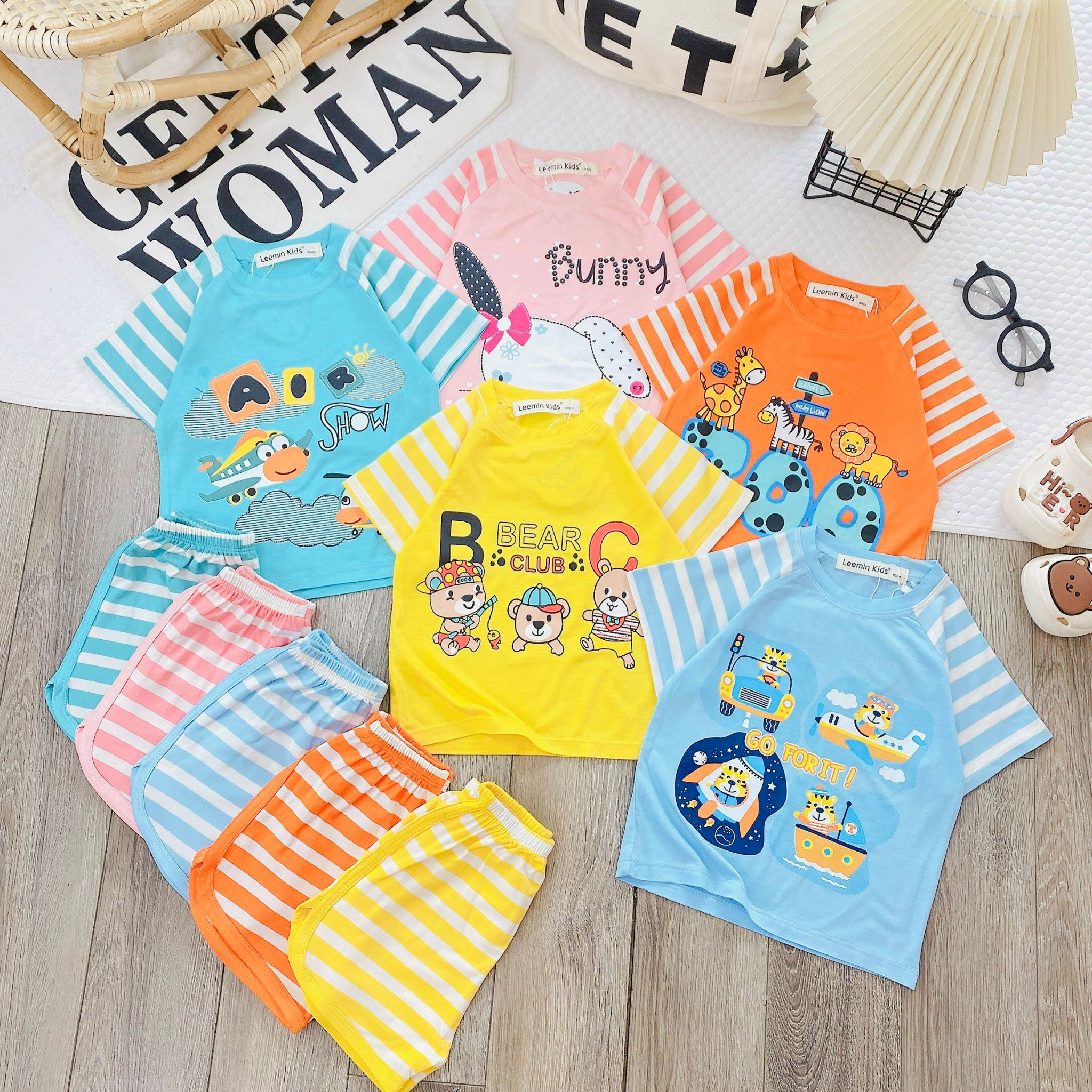 [36] Stripey Colourblock Play Set (80~120)_0