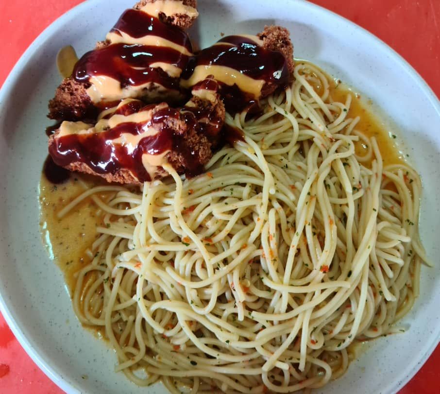 SPICY KOREA CHEESY CHICKEN TENDER SPAGHETTI _0