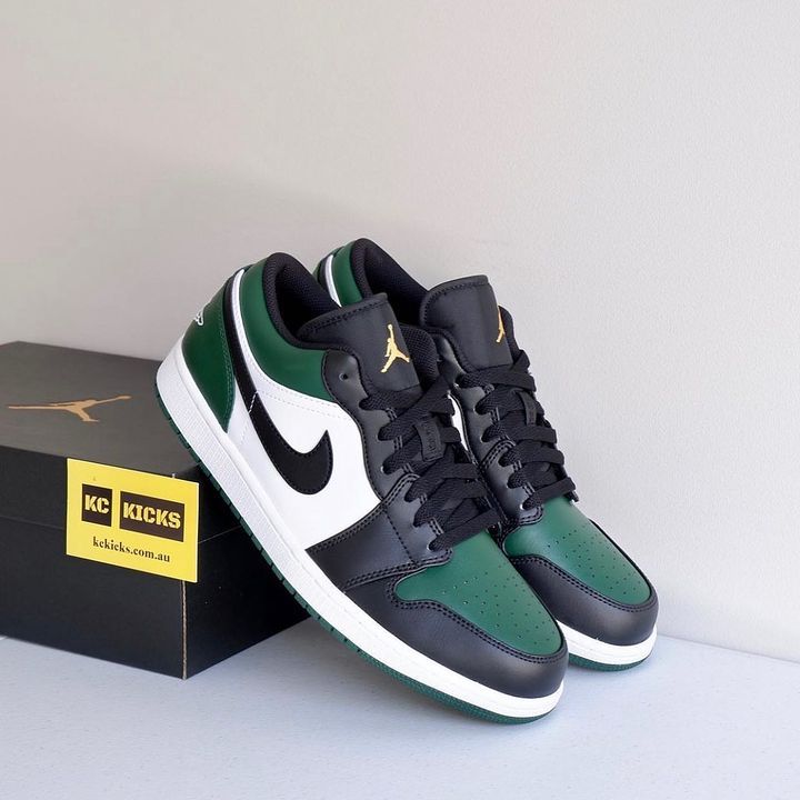 Nike Air Jordan 1 Low "Green Toe" _1