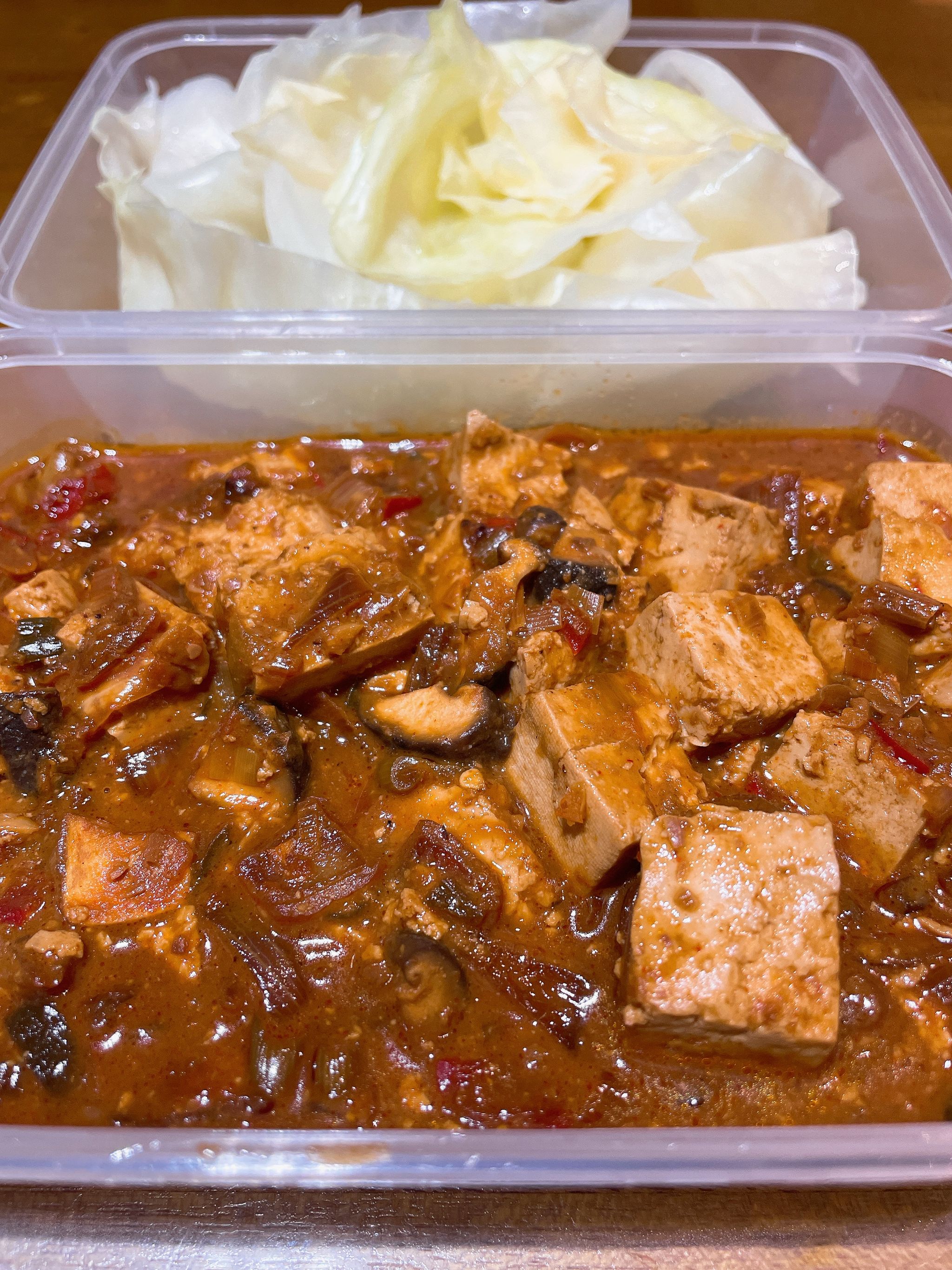 두부강된장 + 양배추쌈 Soybean Paste Tofu Stew with Steamed Cabbage_0