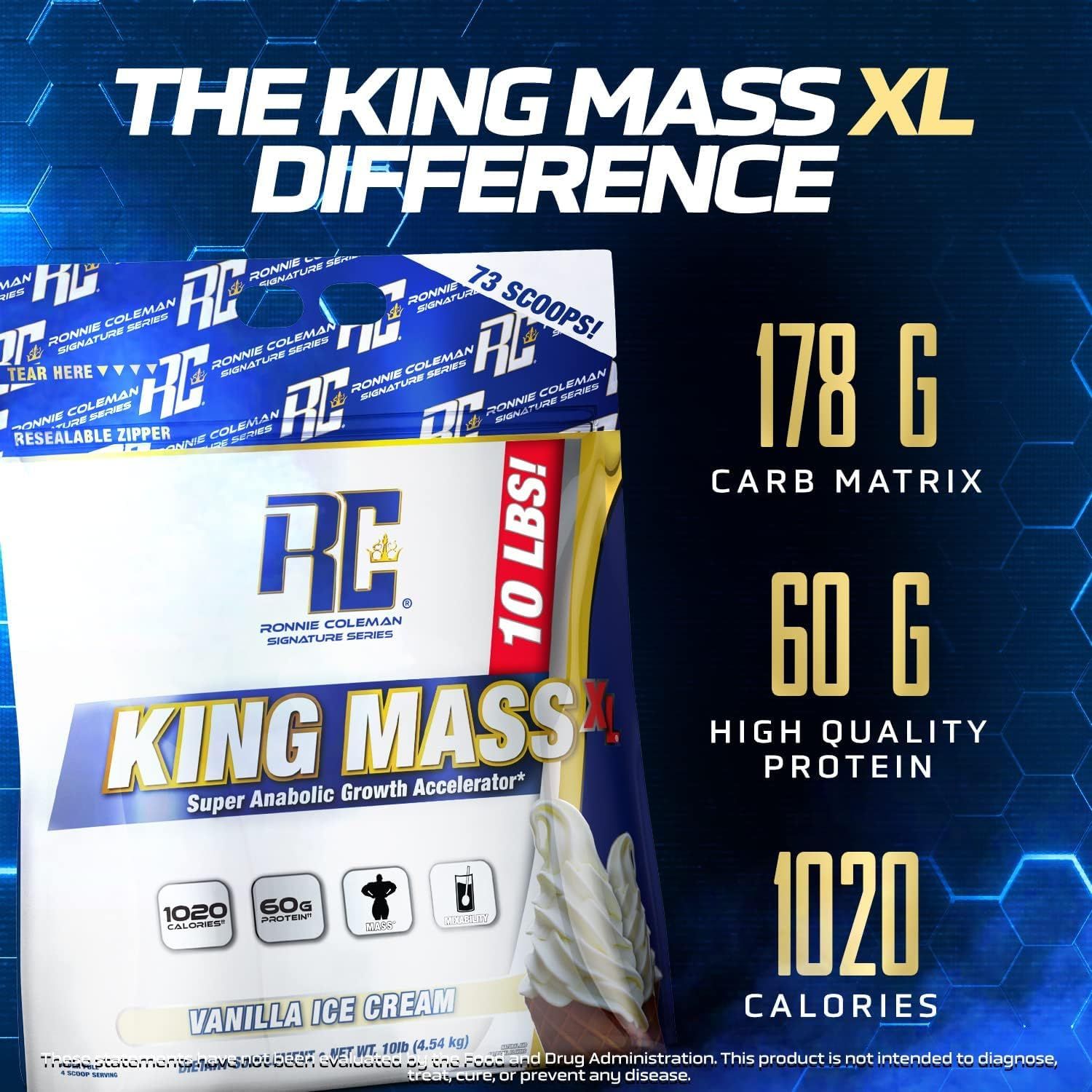 RONNIE COLEMAN KING MASS XL 20LBS CHOCOLATE_1