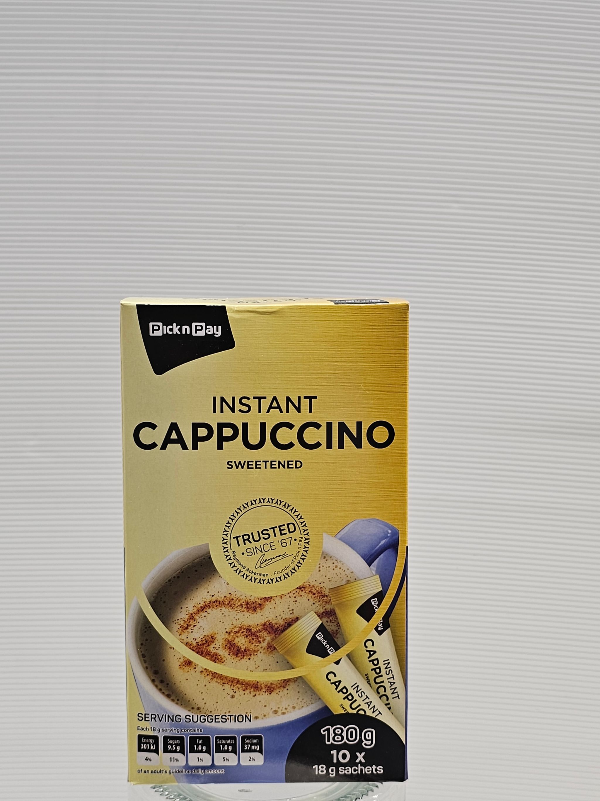 PnP Cappuccino Sachets 180G_0