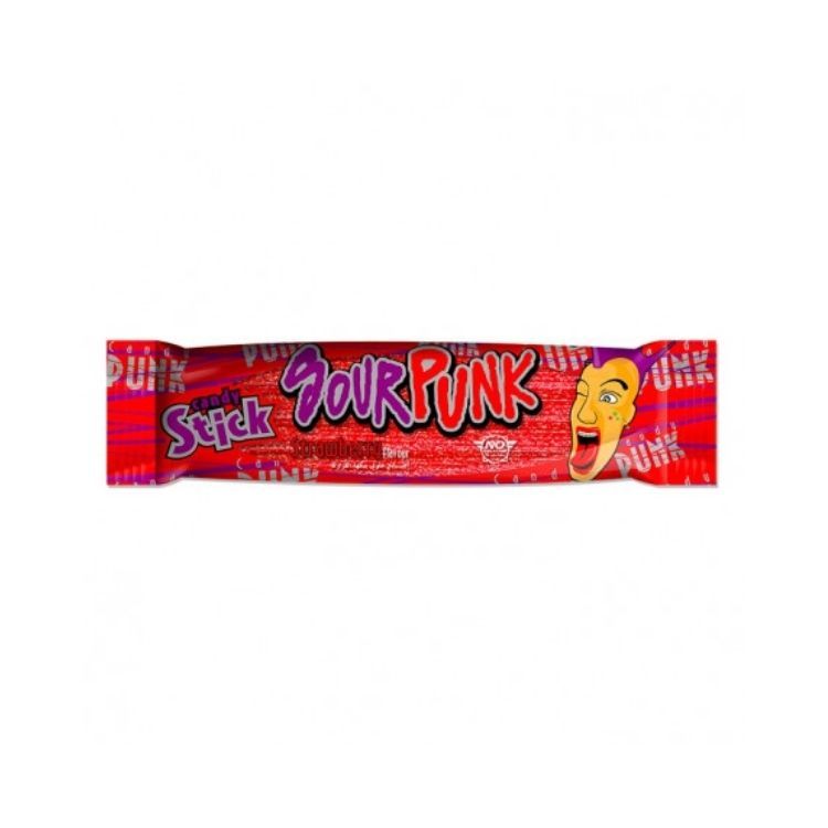 Sour Punk Candy Stick Strawberry 50G_0