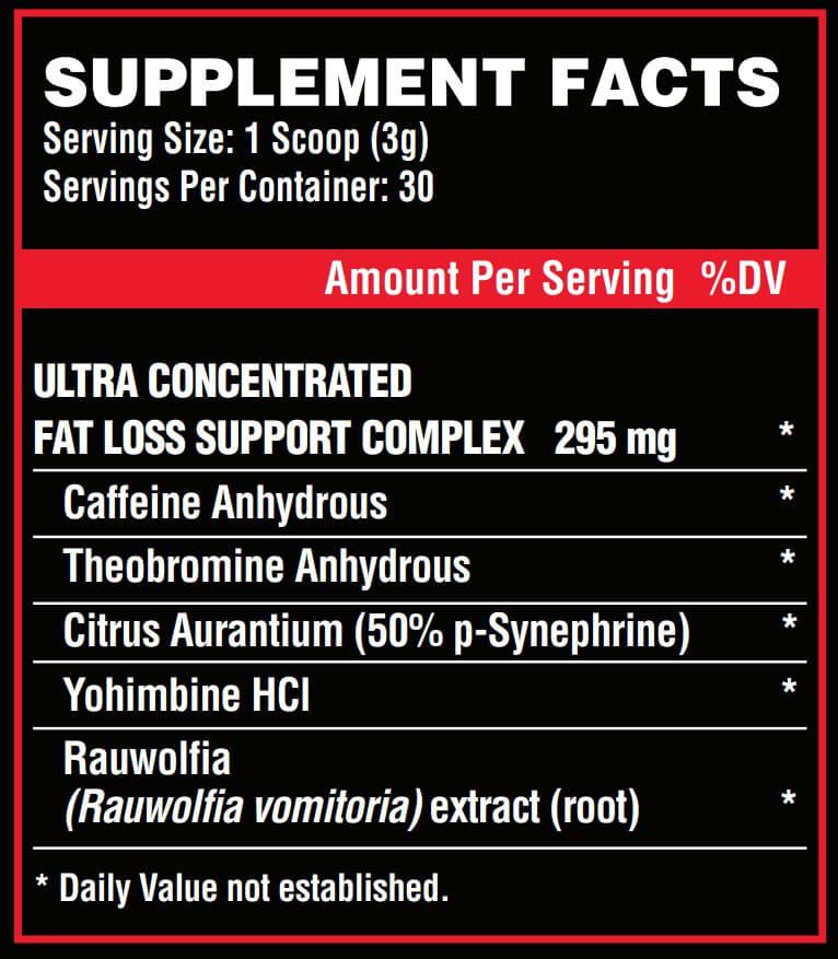 NUTREX LIPO-6 BLACK UC POWDER 30 SERVINGS FRUIT PU_4