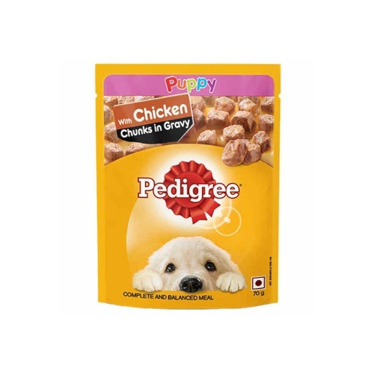 Pedigree With Chicken Chunks In Gravy 70G_0