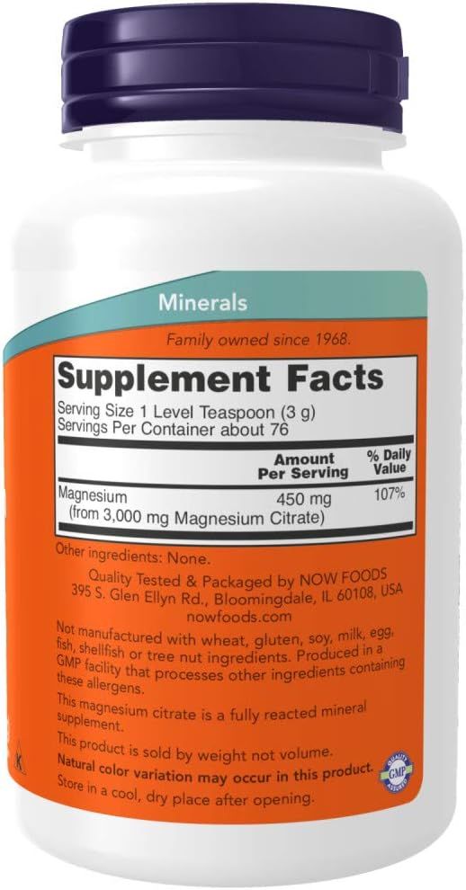 NOW FOODS MAGNESIUM CITRATE 8OZ_1