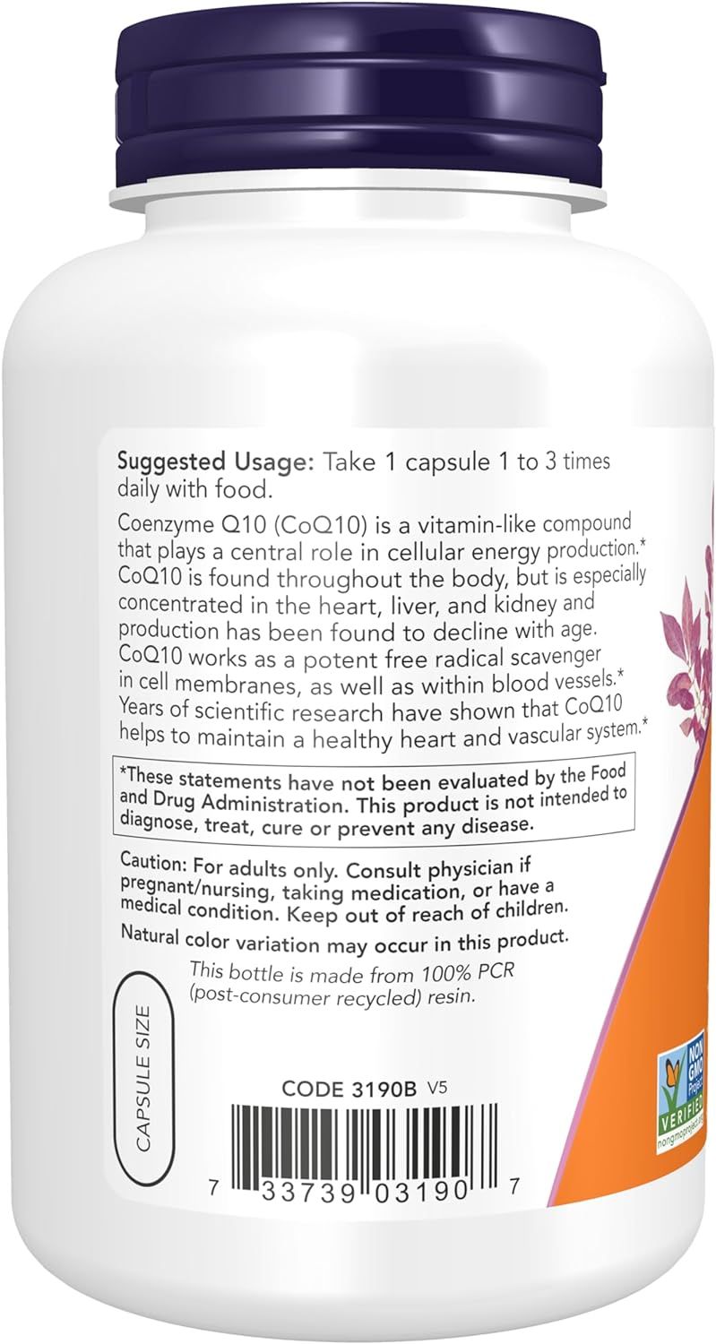 NOW FOODS COQ10 30MG 60 VCAPSULES_5