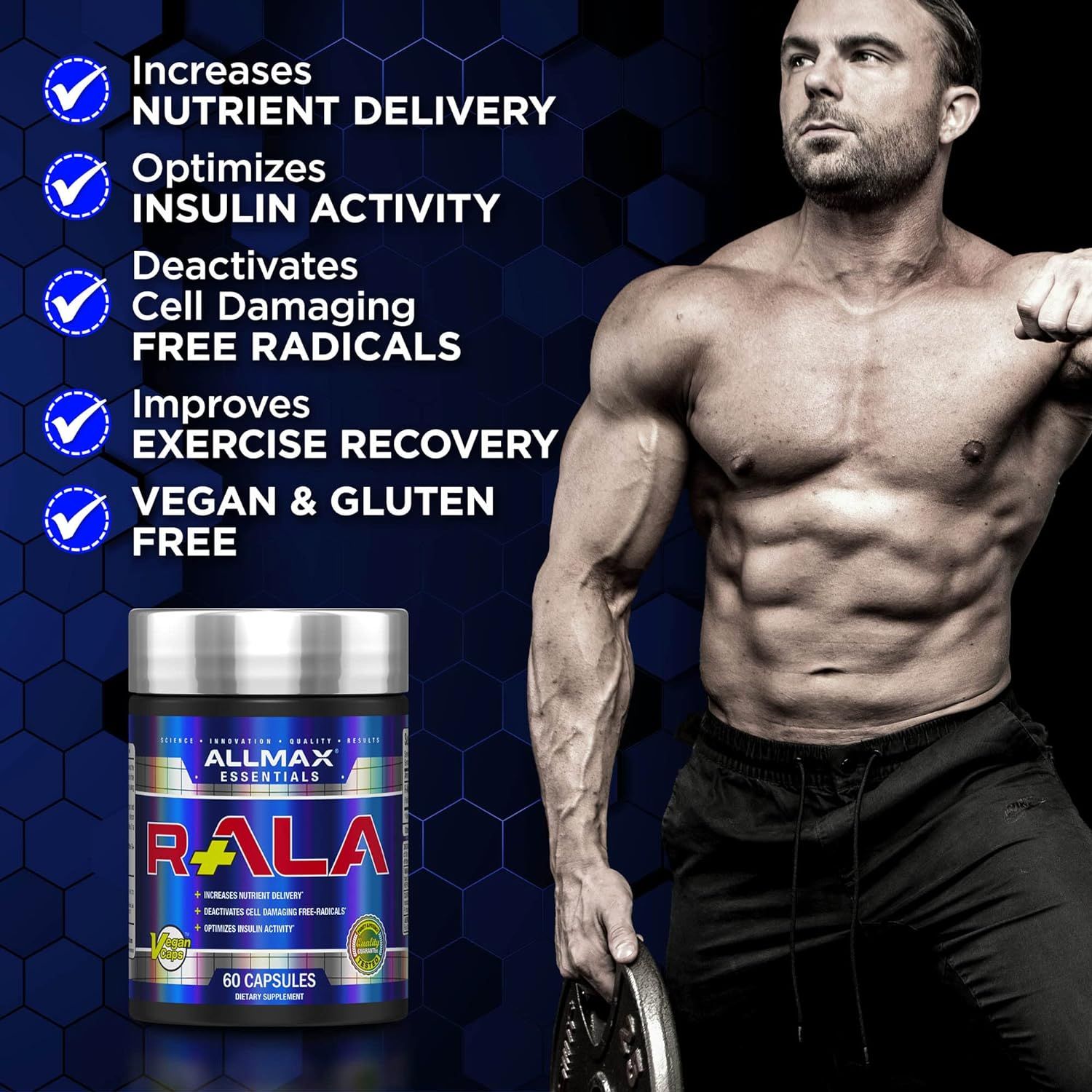 ALLMAX NUTRITION R-ALA 150MG/60 CAPSULES_2