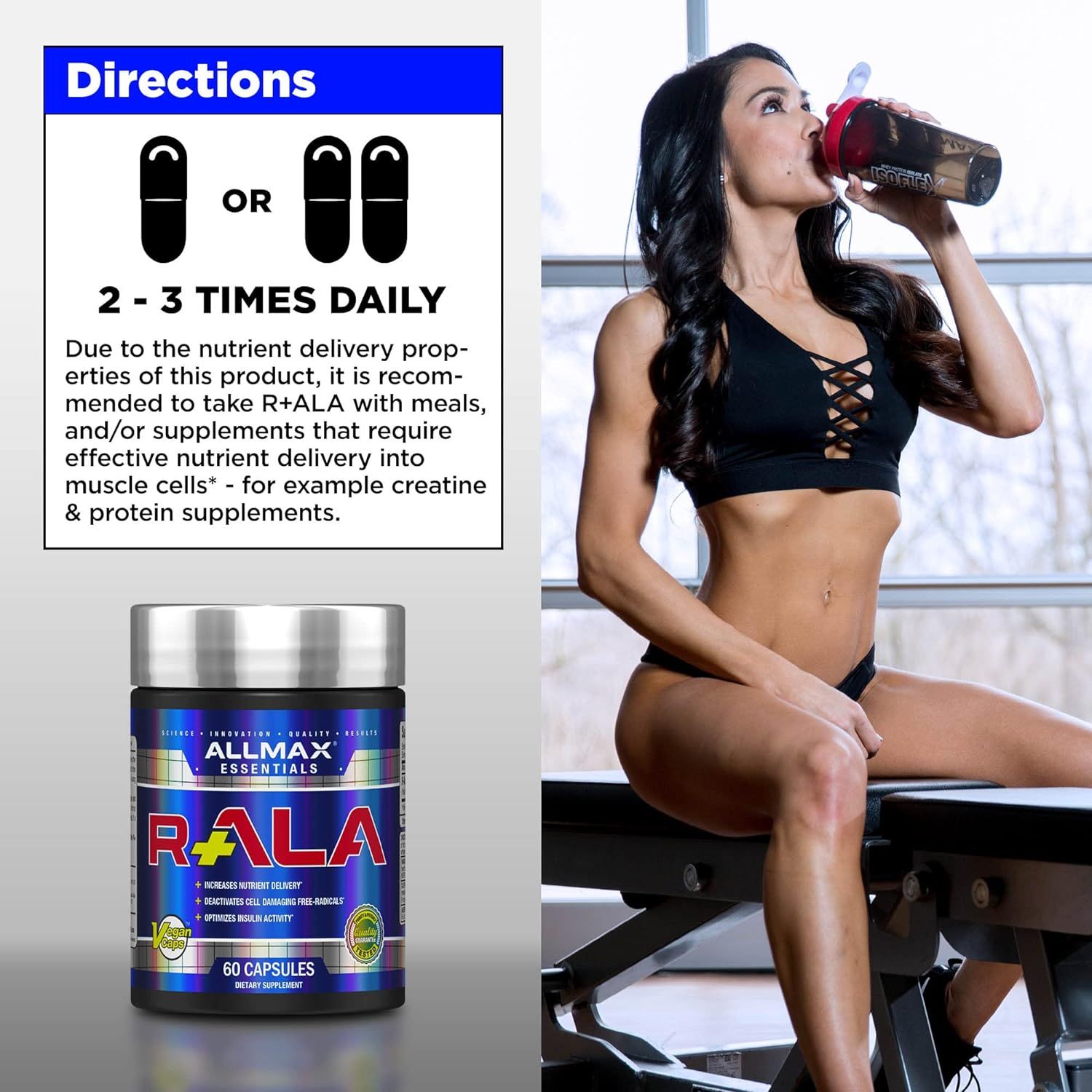 ALLMAX NUTRITION R-ALA 150MG/60 CAPSULES_3